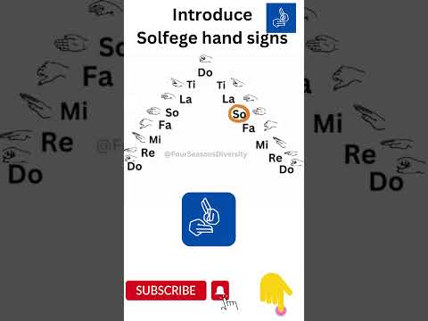 Sight Singing introduces solfege hand signs.