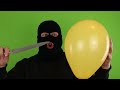 Balloon Popping Sound Effect Green Screen Royalty Free Background Video