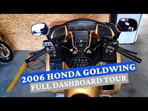 2006 Honda Goldwing GL1800 - Full Dashboard Tour