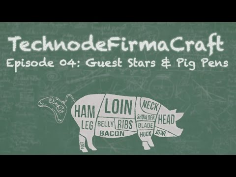 ~ Technode TerraFirmaCraft: Build to Survive - Ep04 - We Have a Guest, and Pig Pens!