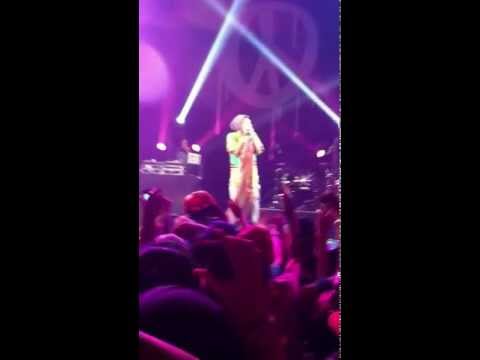 Wiz Khalifa smokes on stage with his mom! Then performs O.N.I.F.C. Live 4/20/12