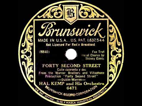 1933 HITS ARCHIVE: Forty-Second Street - Hal Kemp (Skinny Ennis, vocal)