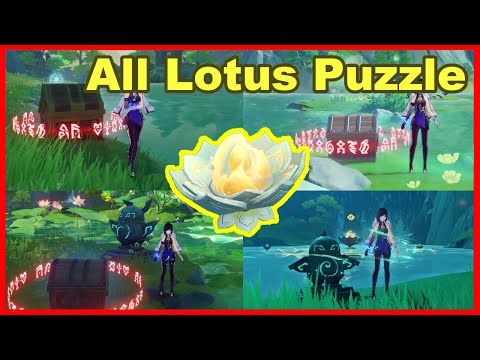 All 11 Lotus Puzzle Walkthrough At Chenyu Vale & Mt. Laixin