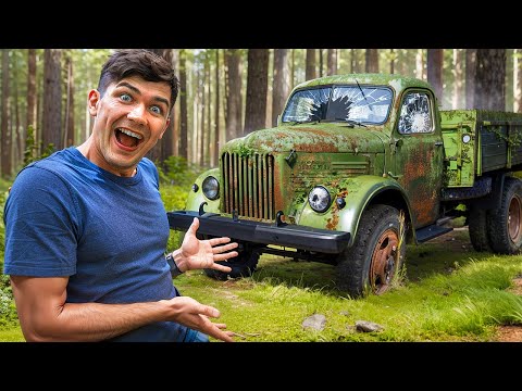 Found Old Truck Nearby Abandoned Military Base! Can we restore it?
