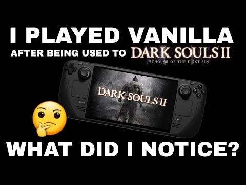I played Vanilla Dark Souls 2 to compare it to SotFS (see description)