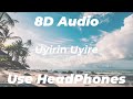 Uyirin Uyire 8D Version Lyric Video Kaakha Kaakha Surya Jyothika Gautham Menon Harris J