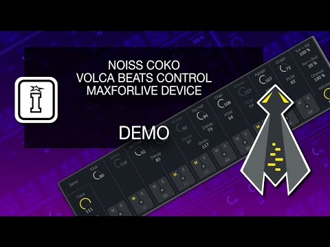 DEMO - Korg Volca Beats Control - MaxforLive MIDI Device for Ableton Live by NOISS COKO