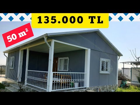 ÇOK UCUZ Prefabrik Ev Turu ve Fiyatı (50 m²)