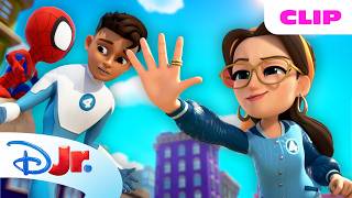 Download lagu Aunt May Becomes a Super Hero! ❤️🕷️ | Marvel's Spidey and his Amazing Friends | Disney Jr. mp3