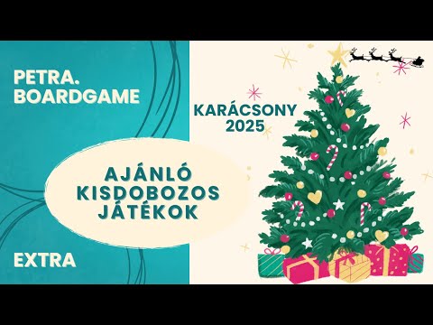 Karácsonyi ajánló -  Kis és közepes dobozos játékok