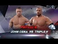 WWE 2K17 John Cena Vs Triple H