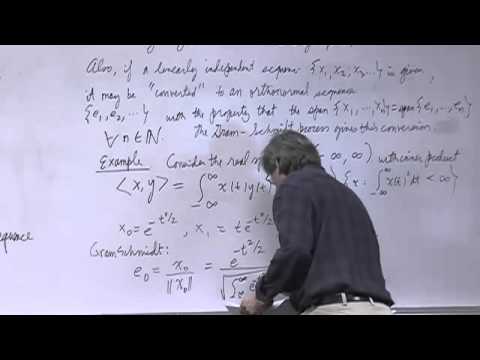 Functional Analysis - Lecture 11 - UCCS MathOnline