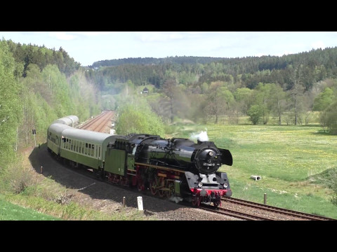 Lautstark mit 41 1144 durch das Vogtland mit dem Elstertalexpress