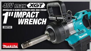 Makita 40V max XGT® High-Torque 1" Sq. Drive Extended Anvil 