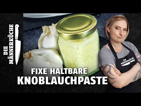 Fixe haltbare Knoblauchpaste 🧄 Der Gamechanger in jeder Küche!