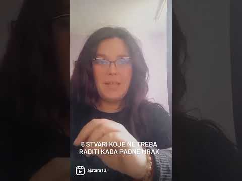 Kratke energetke prakse: 5 stvari koje ne treba raditi kada padne mrak.