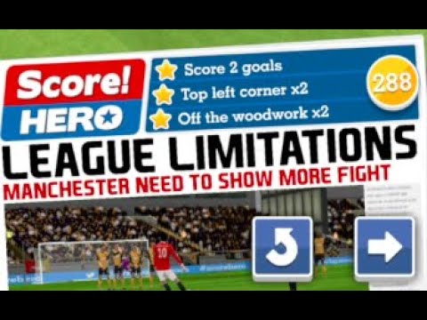 Score Hero Level 288 (3 Stars) Walkthrough - Hull City vs Manchester United
