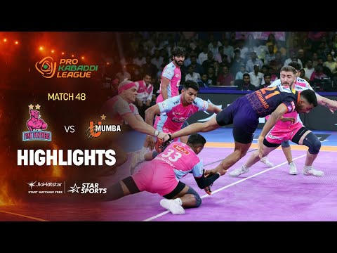 Thriller in the tie-breaker: Jaipur Pink Panthers stun U Mumba for a comeback win | HIGHLIGHTS PKL12