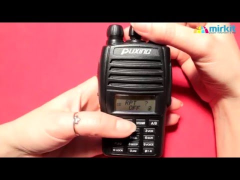 Настройка репитера в рации Puxing PX-UV973