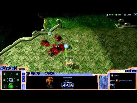 Starcraft 2 - Immortal vs Roach(5)