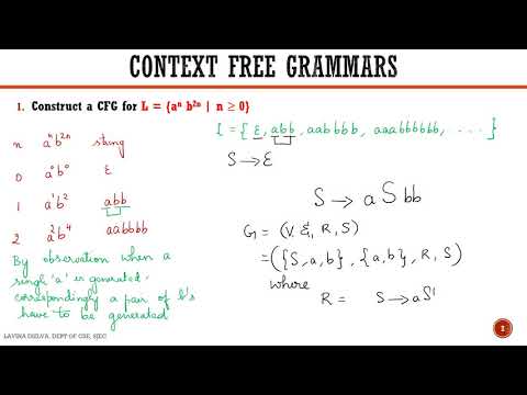 Designing CFG for L = {a^n b^2n | n ≥ 0} and for L ={a^n b^2n | n ≥ 1}