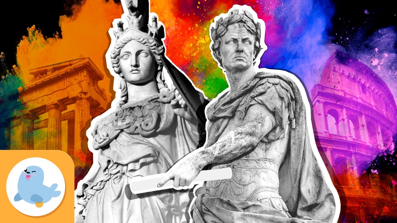 La Antigua Grecia y el Imperio Romano ​🏛️ Historia para niños 🌍 Recopilación