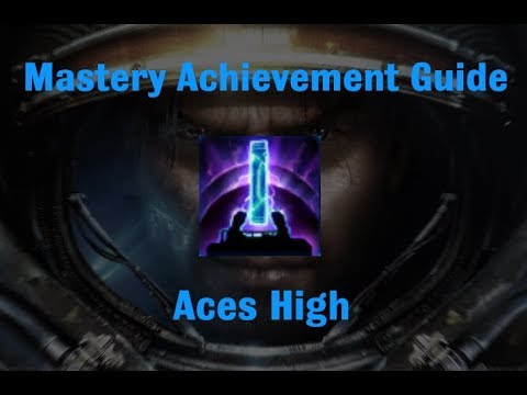 Aces High Mastery Achievement - Starcraft 2 Wings of Liberty