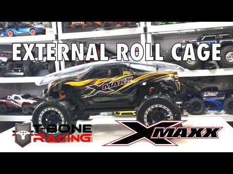 TRAXXAS X-MAXX : T-BONE RACING EXTERNAL ROLL CAGE EXO : 62174