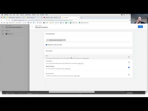 How to add a user to Google Analytics in 2021