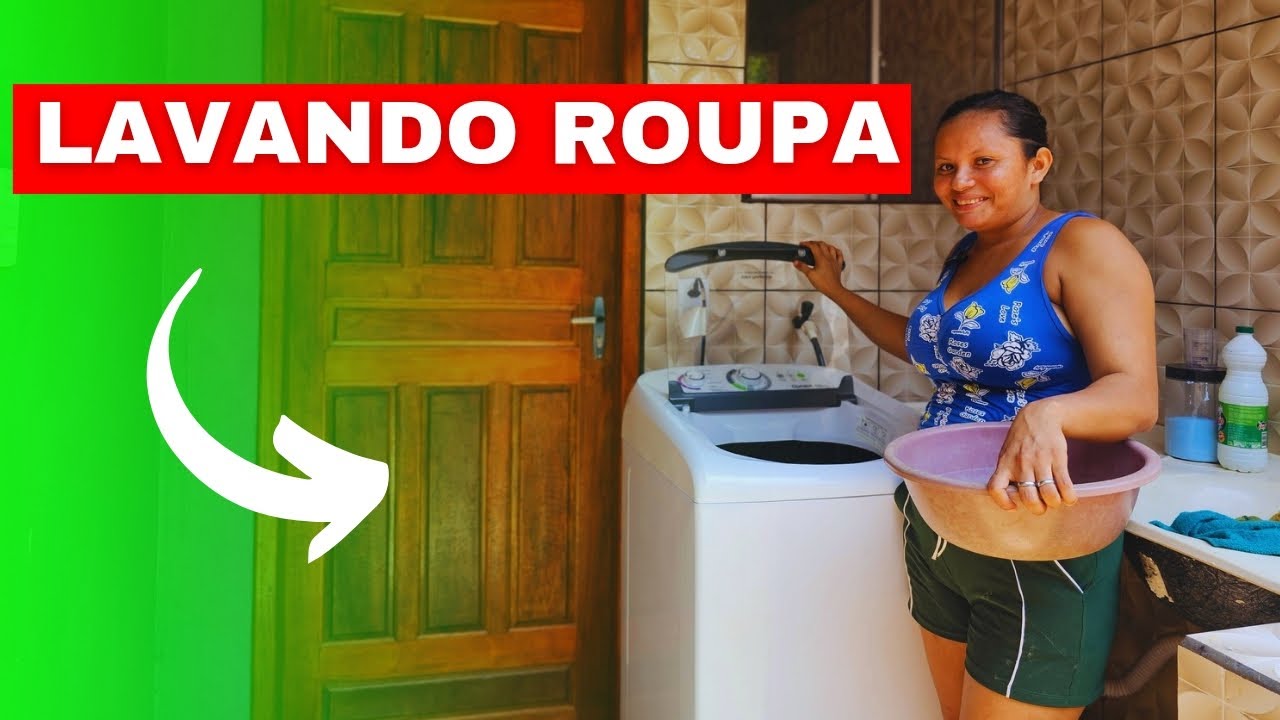 JAQUELINE MUITO FELIZ NA NOVA CASA, LAVANDO ROUPAS NA MÁQUINA NOVA💜