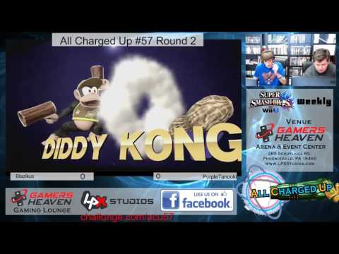 All Charged Up #57 Winner's Semifinals - Blazikus (Diddy Kong) vs Purple Tanooki (Luigi)
