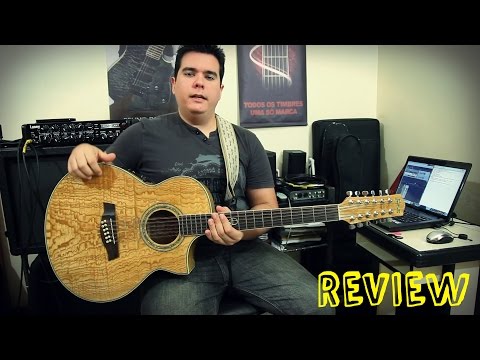 Review Violão 12 cordas -  IBANEZ EW2012ASE  - Bruno Palma (english subs)
