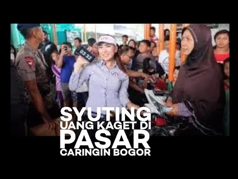 syuting Uang kaget di pasar Caringin