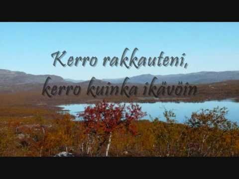 Jenni Vartiainen - Missä muruseni on (finnish and english lyrics)