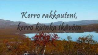 Jenni Vartiainen - Missä muruseni on (finnish and english lyrics)