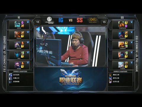 LPL IG vs SS Game 4 Highlights (LPL Spring 2015 Playoffs 3rd Place)