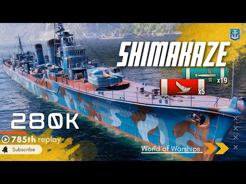 The Unstoppable SHIMAKAZE:  Dominate the Battles with Destroyer Shimakaze World of Warships #gaming