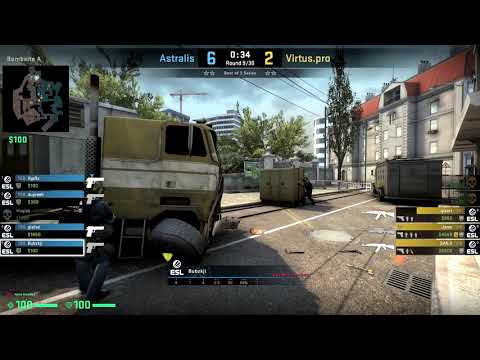 CSGO POV Astralis BUBZKJI vs Virtus.pro on Overpass - 30 frags