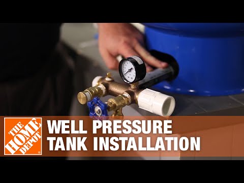 Well Pressure Tank Installation | The Home Depot