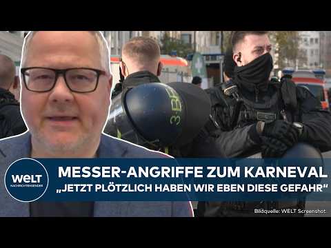 DEUTSCHLAND: Messer-Schock zum Karneval! Mehrere Angriffe und Verletzte! Eine Gruppe im Fokus