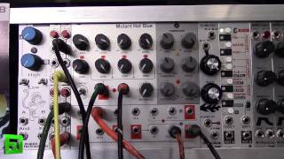 Video thumbnail for Hex inverter Mutant Hot Glue compressor for Eurorack modular by Ken Flux Pierce Fluxwithit