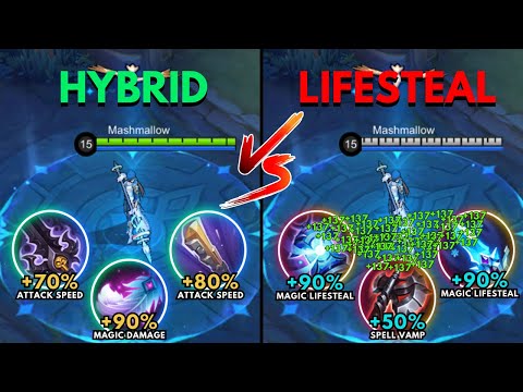 Silvanna Hybrid Build vs Silvanna Lifesteal Build