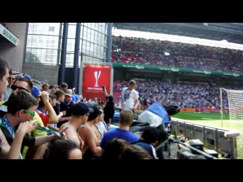 ESBJERG FANS danish cup final 2013  EFB v RANDERS