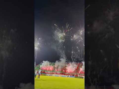 "Furia Verde recibimiento ante  Pachuca" Barra: Fúria Verde &bull; Club: Marathón