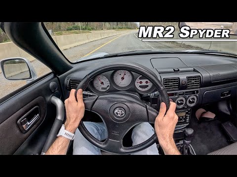 2002 Toyota MR2 Spyder - The Mid Engine Manual You Forgot (POV Binaural Audio)