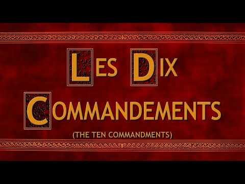 Les Dix Commandements (1956) - générique français