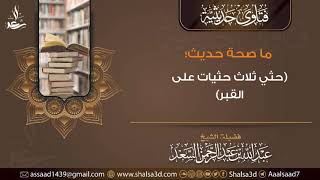 ما صحة حديث (حثي ثلاث حثيات)؟ image