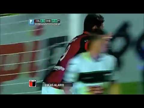 Goles de Lucas Alario en Colón