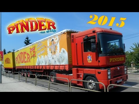 Arrivée et montage du cirque Pinder 2015