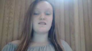 Colleen singing to Rolling in the deep